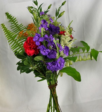 Seasonal Handtied Posy  |  Toronto best florist Periwinkle Flowers